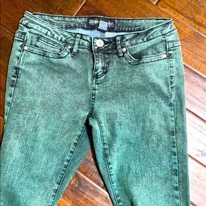 Green straight leg Imperial Star jeans